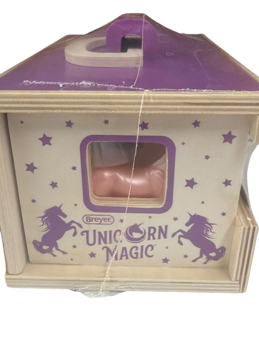 Breyer Unicorn Magic Wooden Stable Playset With 6 Unicorns NEW - Picture 4 of 10
